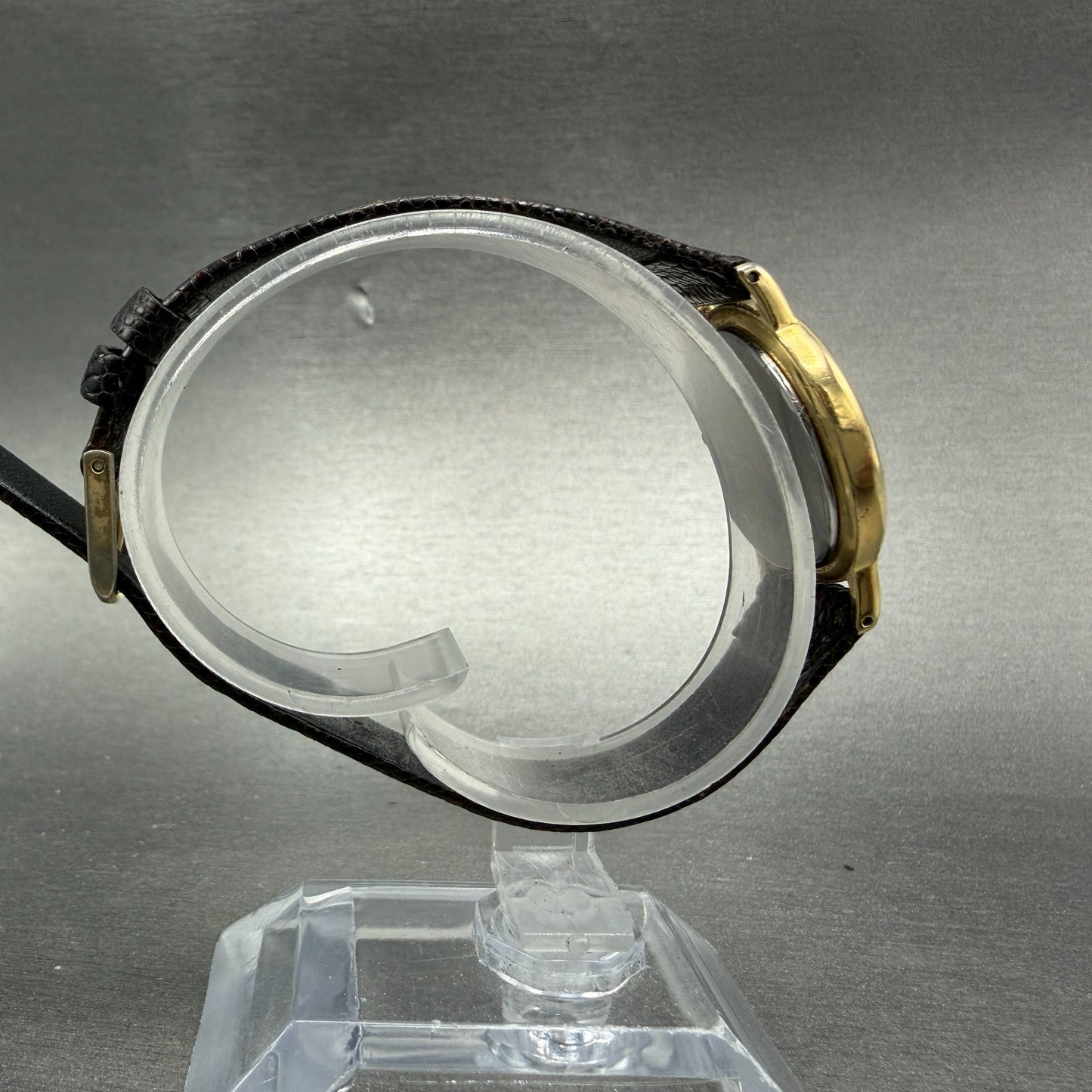 Seiko Watch Women 26mm Champagne Dial Gold Tone Round 4N00-0081 New Battery8