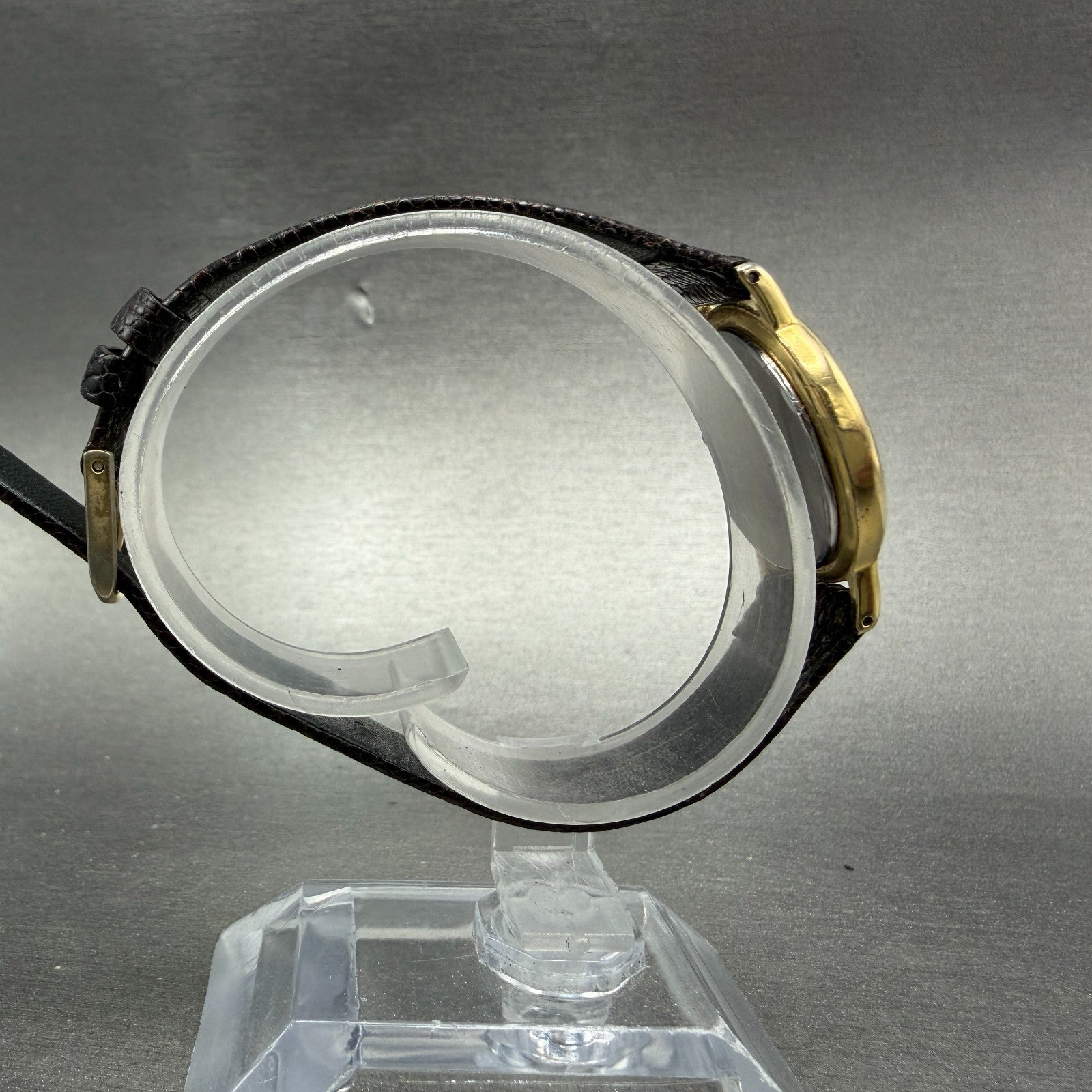 Seiko Watch Women 26mm Champagne Dial Gold Tone Round 4N00-0081 New Battery8