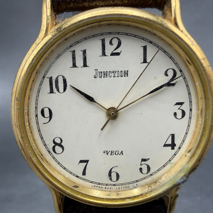 Citizen Junction Watch Unisex 31mm Cream Dial Gold Tone Round 6A31-L02265 NewBat1