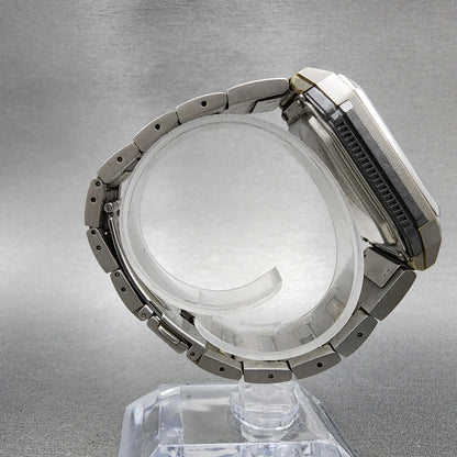 Casio HotBiz Watch Men 35mm Digital Silver Tone Rectangle VDB2100 New Battery8