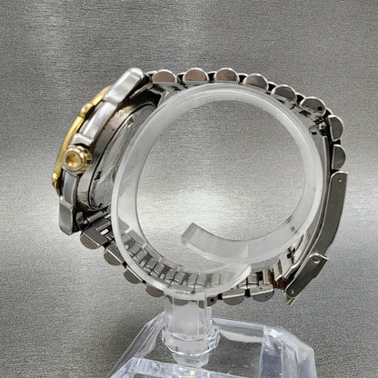 Seiko Scuba Watch Men 38mm White Dial Two Tone Date 5h25-6020 New Battery