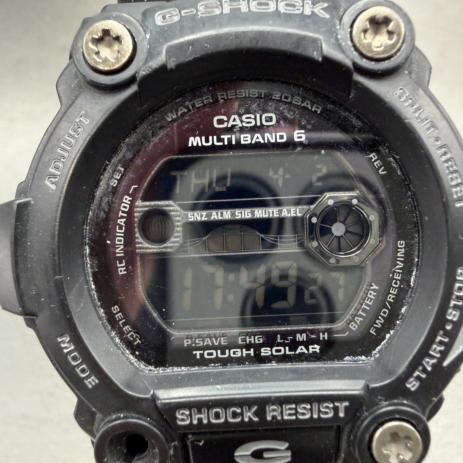 Casio G-Shock GW-7900B Watch Men 50mm Digital Black Tone Alarm Chrono Solar Runs1