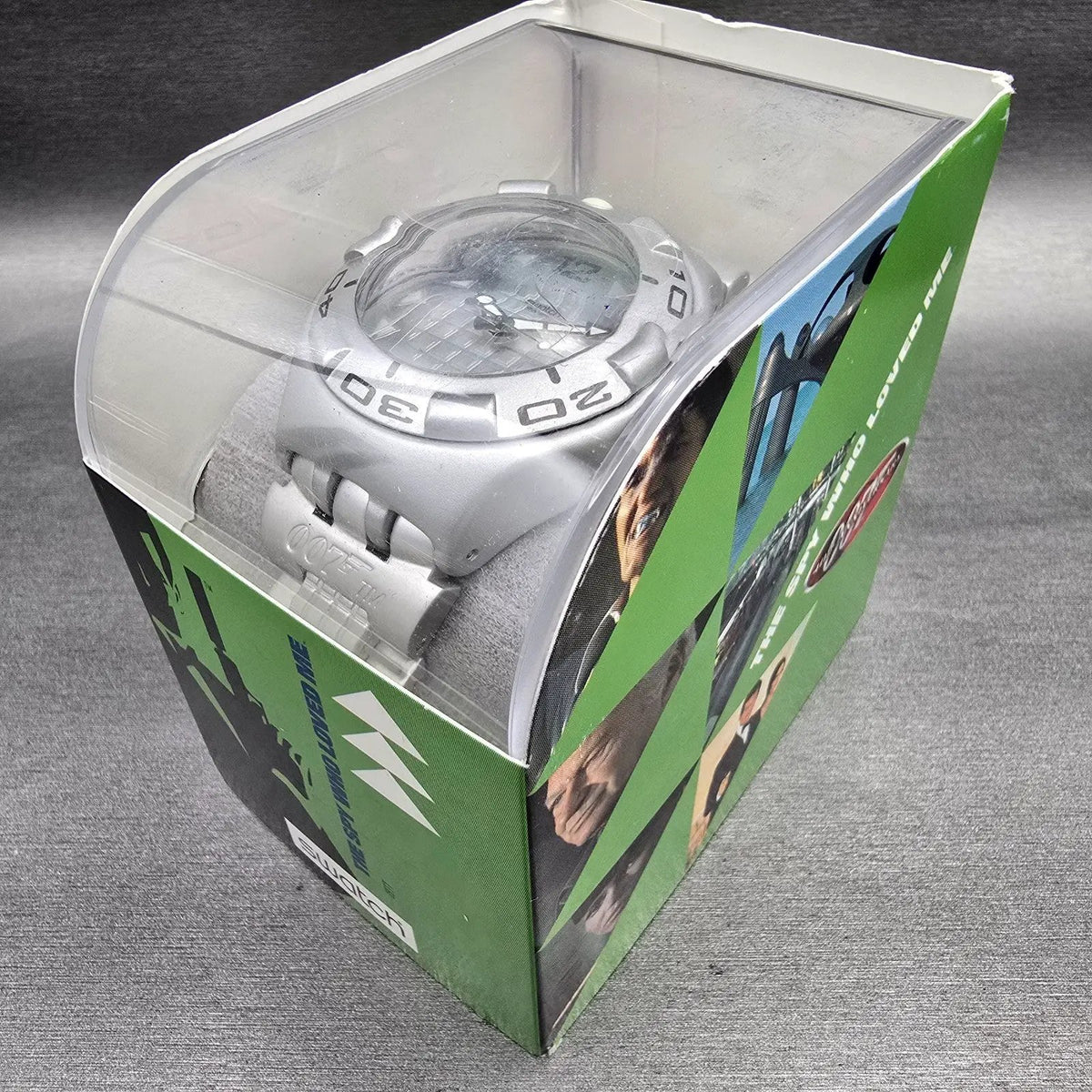 Swatch Scuba James Bond The Spy Who Loved Me Watch Men YDS4014AG New Battery NOS7
