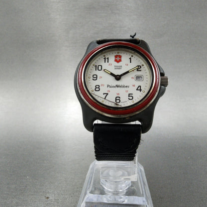 Victorinox Swiss Army Watch Women 23mm White Dial Black Tone Round PARTS