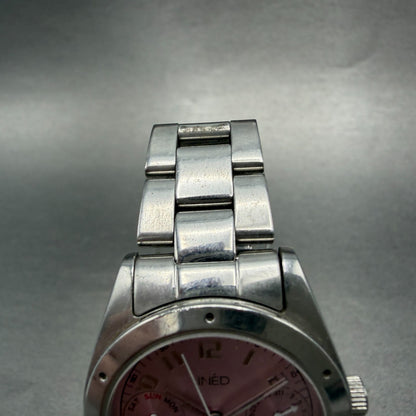 Citizen INED Watch Women 31mm Pink Dial Silver Tone Daydate 6320-H32922 New Batt4