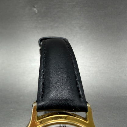 Seiko Watch Men 34mm White&Gold Dial Gold Tone Round V700-8a19 New Battery4