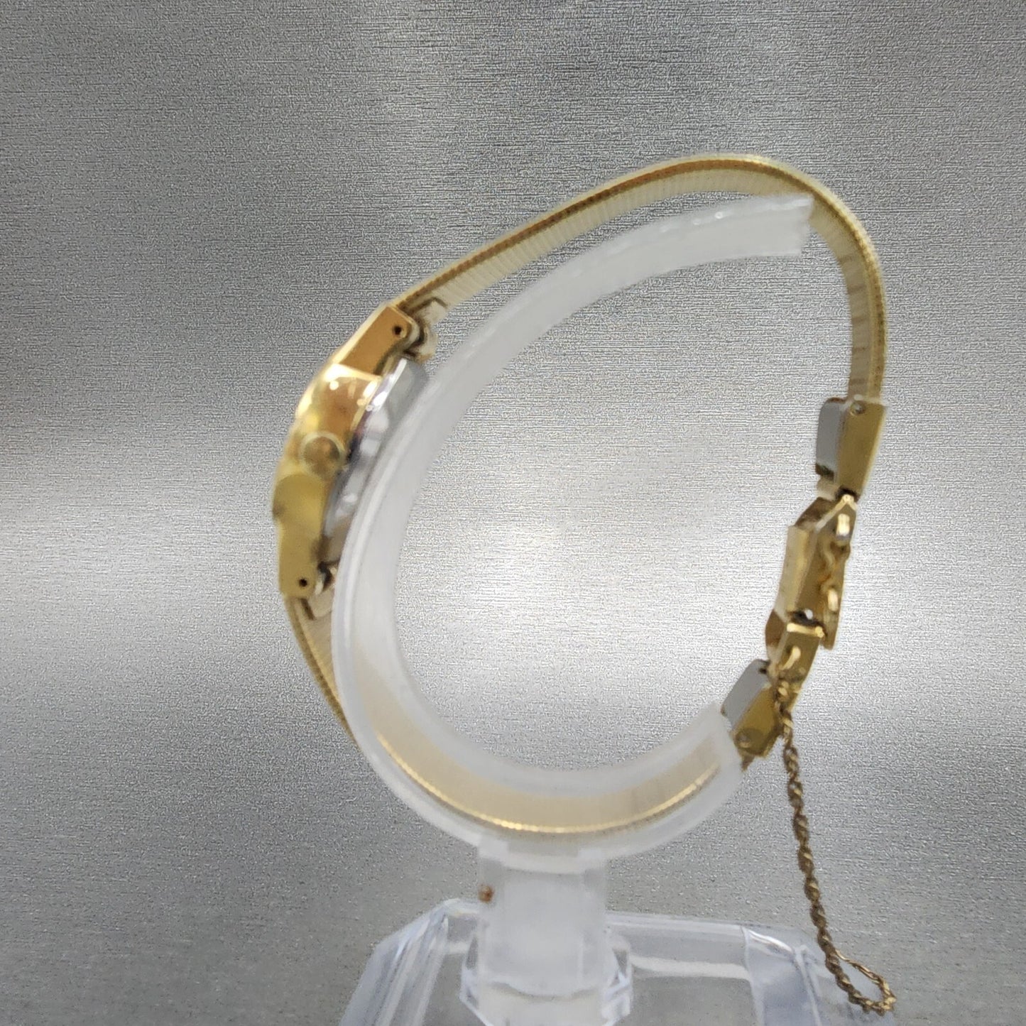 Seiko Watch Women 19mm Gold Dial Gold Tone Round 160129 New Battery VTG6