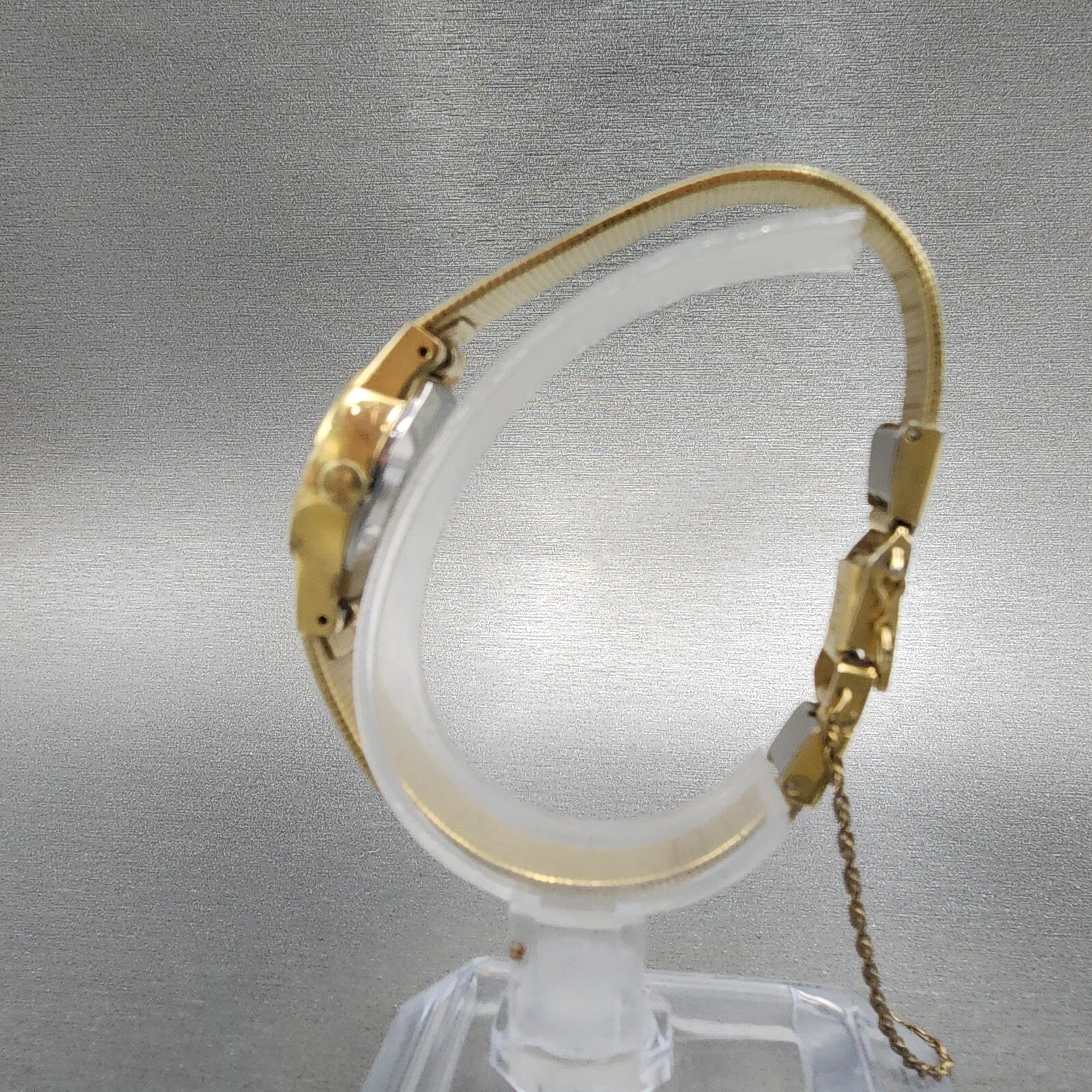 Seiko Watch Women 19mm Gold Dial Gold Tone Round 160129 New Battery VTG6