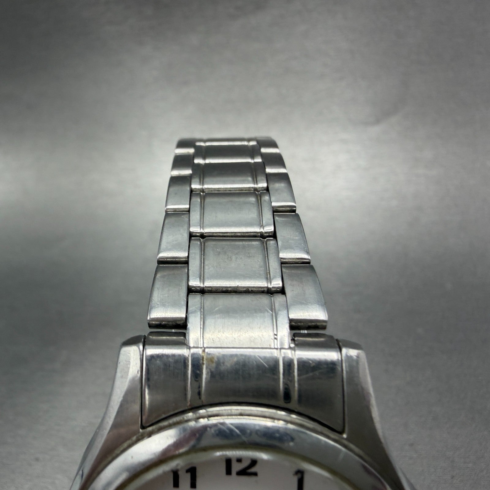Casio Beside Watch Men 35mm Silver Dial Steel Daydate Round BES-105 New BatteryA4