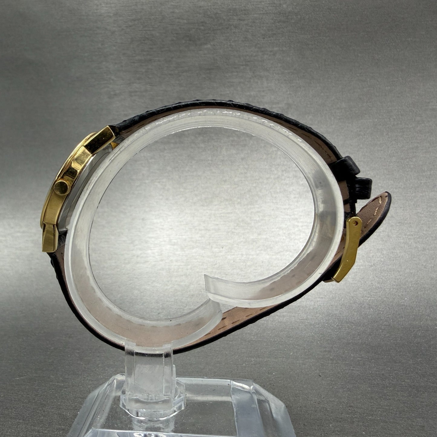 Movado Museum Watch Women 26mm Black Dial Gold Tone Round 88 A1 1837 New Batt 676