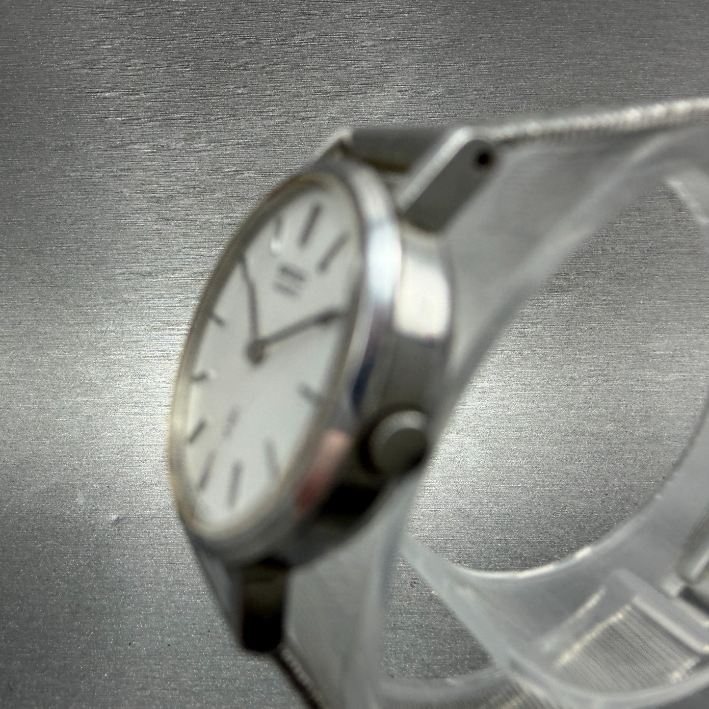 Seiko Watch Women 24mm White Dial Silver Tone Round 43-0070 New Battery Vintage22