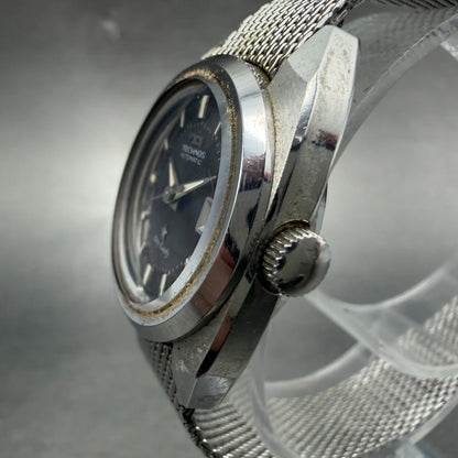Technos Sky Lady Watch Women 24mm Black Dial Steel Date Automatic  Runs2