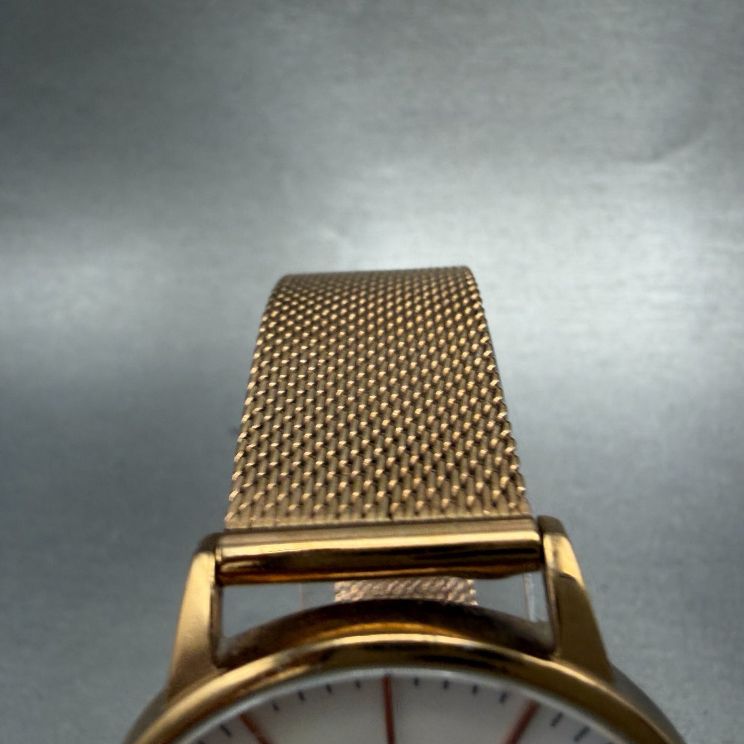 MVMT Boulevard Watch Women 38mm MOP Dial Rose Gold Tone Mesh Band New BatteryLK4