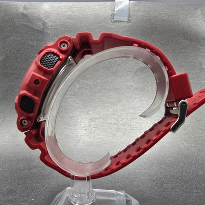Casio G-Shock GA-100B Watch Men 51mm Red Black Alarm Chrono Analog Digital READ!6