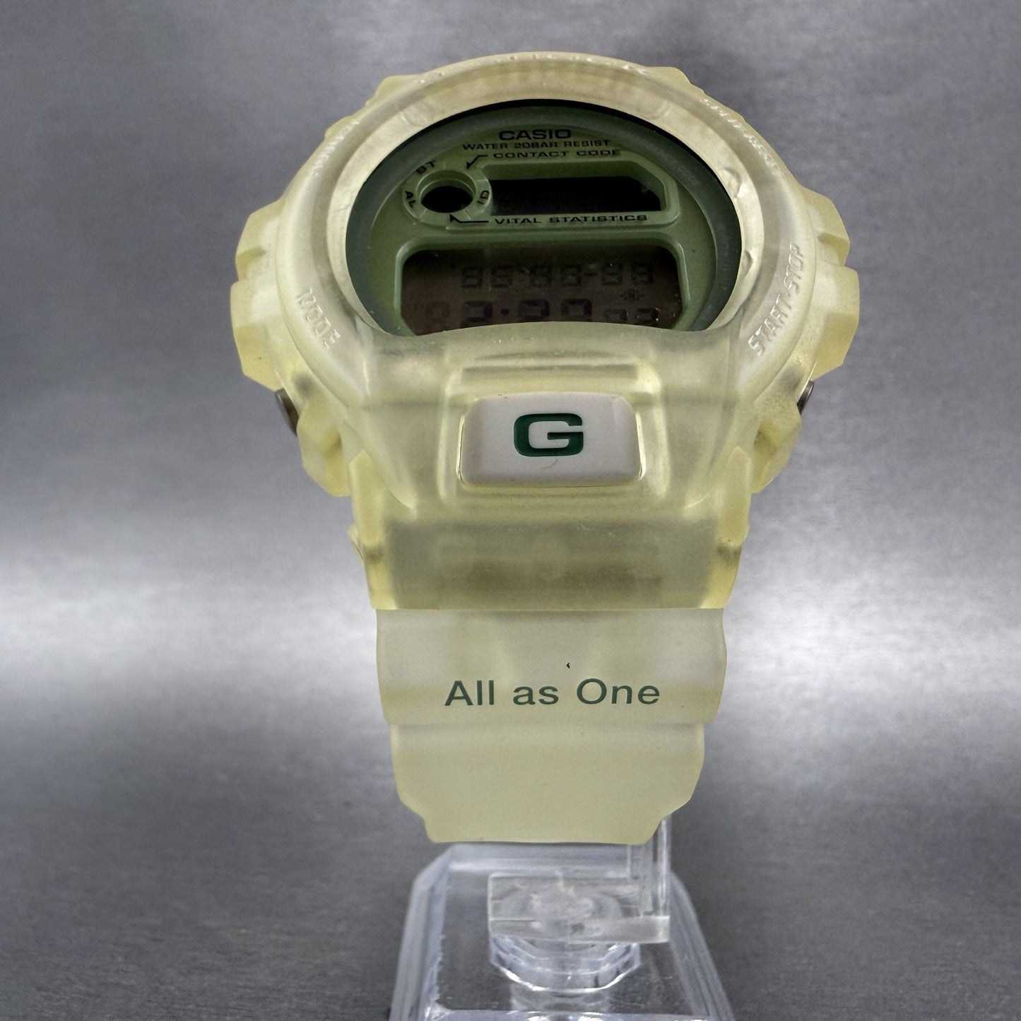 Casio G-Shock DW-6910K Watch Men 50mm Digital Clear Alarm Chrono READ!!!!! ICERC5