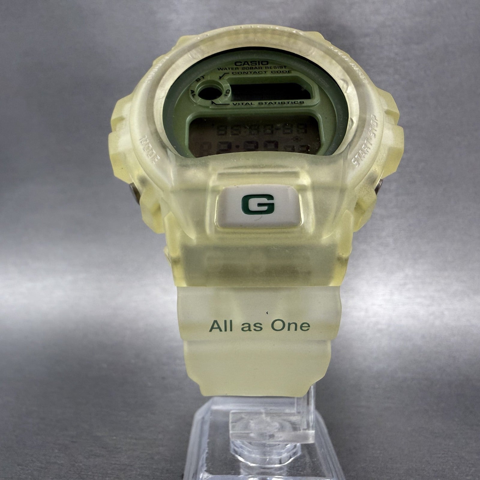 Casio G-Shock DW-6910K Watch Men 50mm Digital Clear Alarm Chrono READ!!!!! ICERC5
