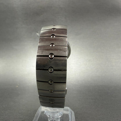Movado Sports Edition Watch Women 27mm Silver Dial Stainless Steel New Battery A7