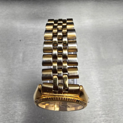 Seiko President Watch Men 36mm Gold Dial Gold Tone Daydate 7N43-8111 New Battery4