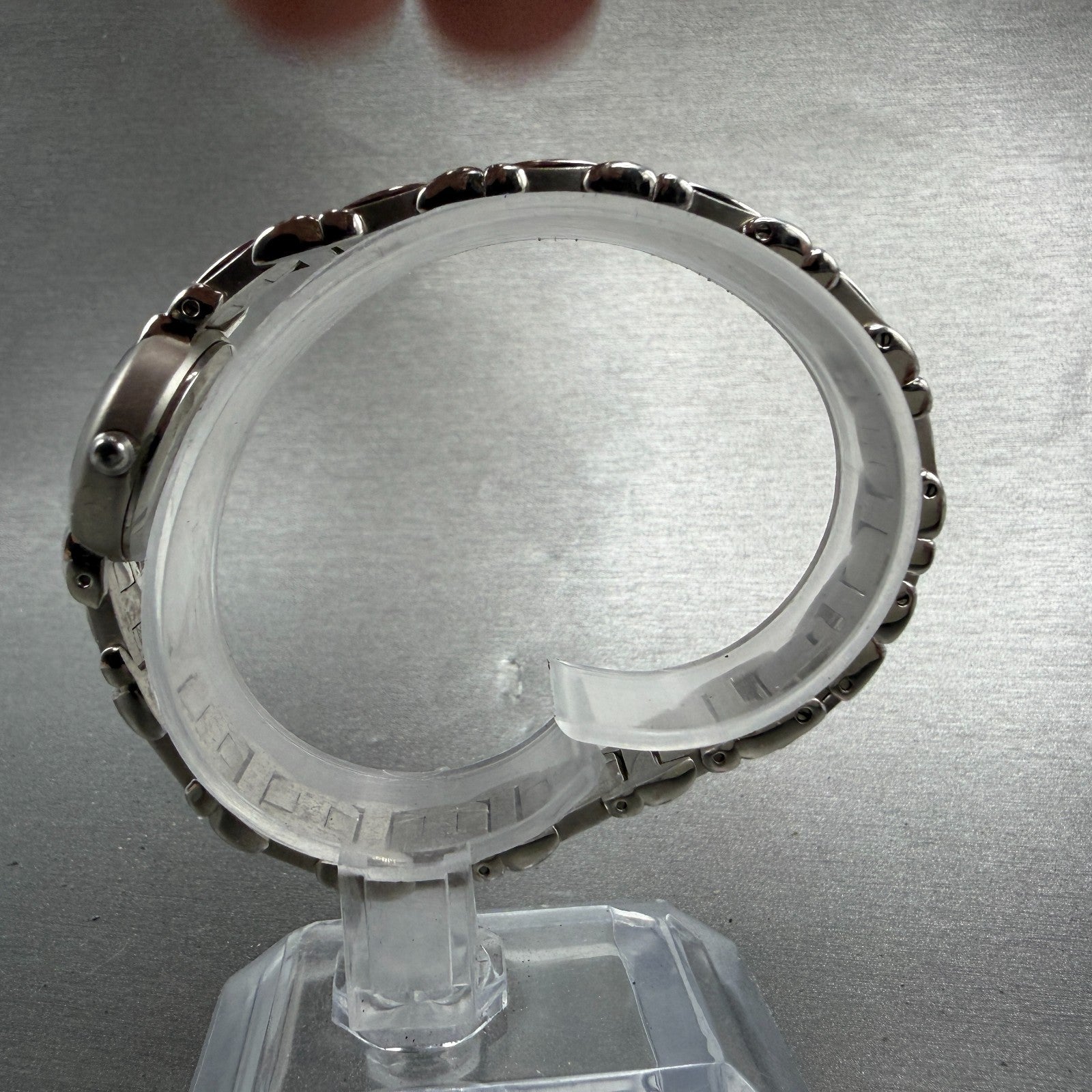Bulova Watch Women 20mm MOP Dial Silver Tone Round 96L90 New Battery Steel6
