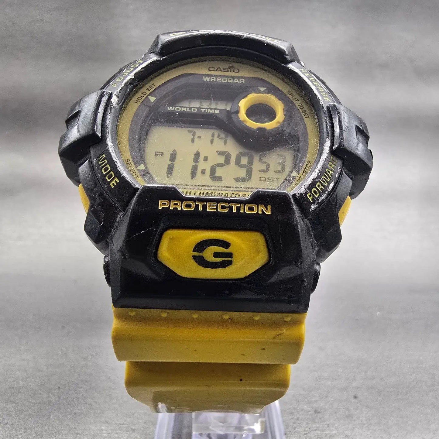 Casio G-Shock G-8900SC Watch Men 52mm Yellow Black Crazy Colors Alarm New Batt5