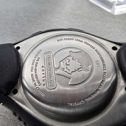Nike Triax Speed 50 Bowerman Watch Men 45mm Black Gray Digital Alarm ChronoPARTS10