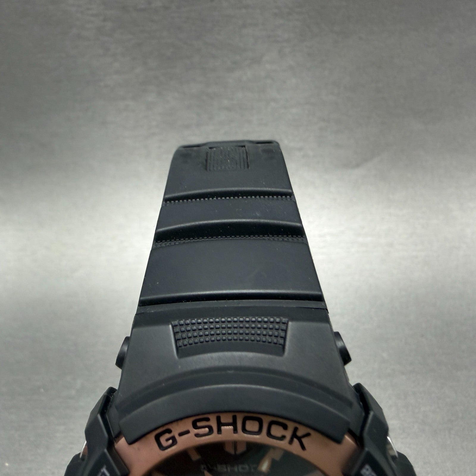 Casio G-Shock AWG-M100SF Watch Men 47mm Black Rose Gold Alarm Chrono Works Solar6