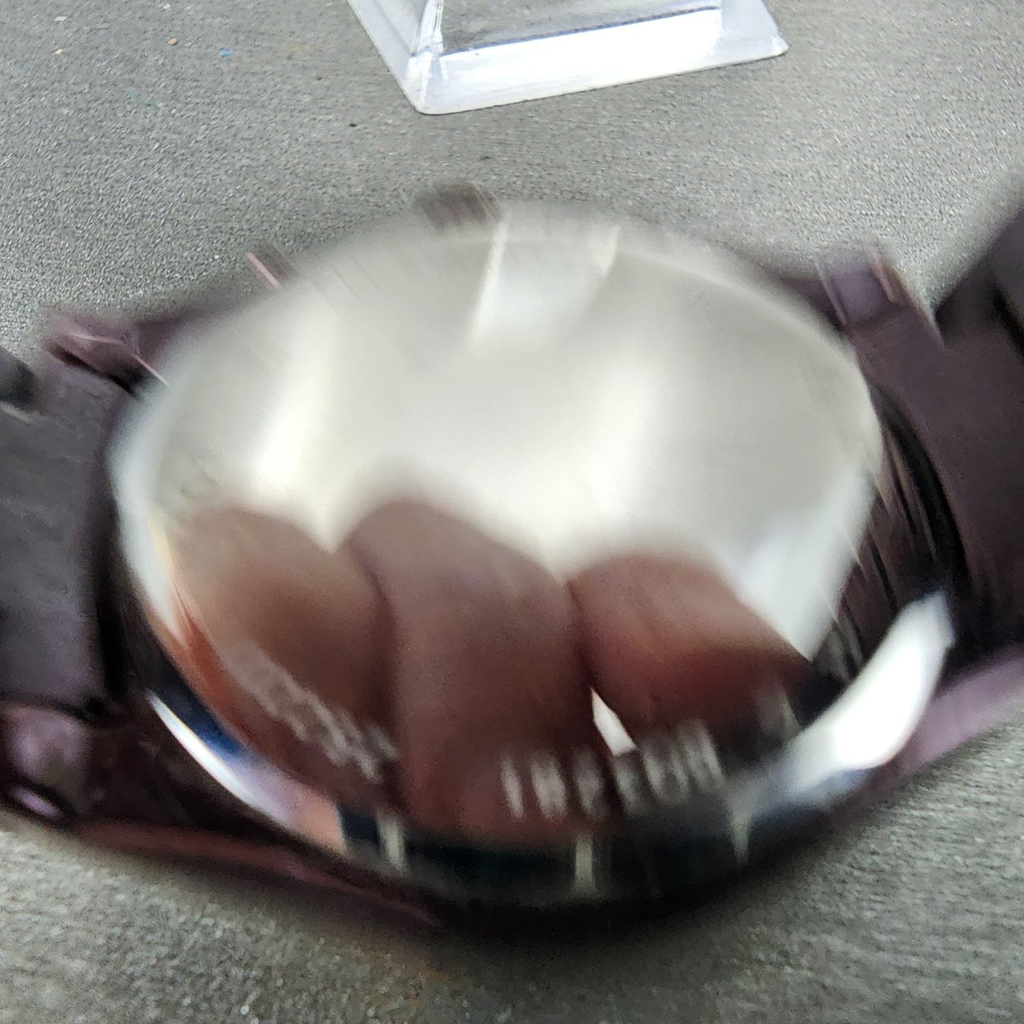 Fossil Modern Courier Watch Women 36mm Brown Dial Purple Tone Chrono New Battery9