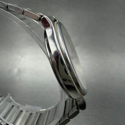 Seiko Spirit Watch Men 34mm Silver Dial Silver Tone Round 7n01-6a70 New Battery33