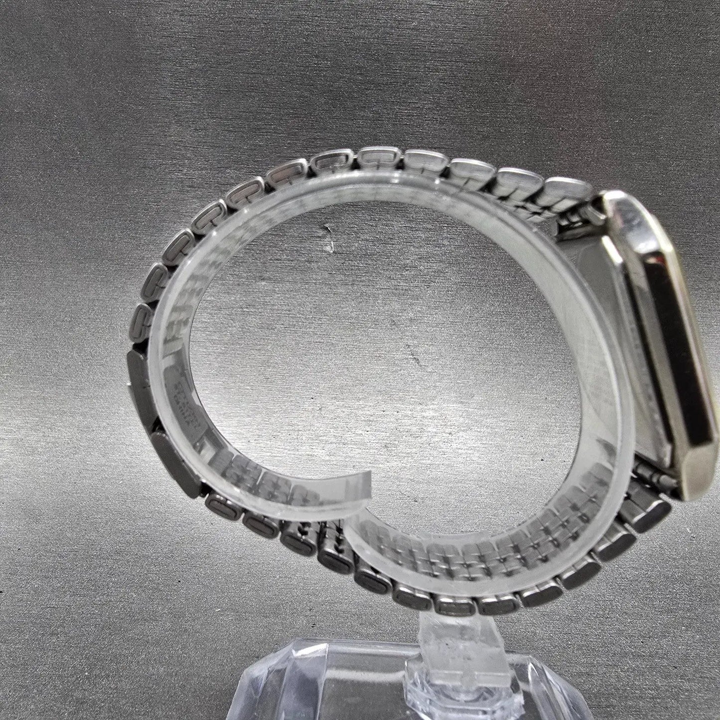 Citizen Watch Men 27mm Silver Dial Two Tone Daydate Rectangle 1000-S63871 NewBat8