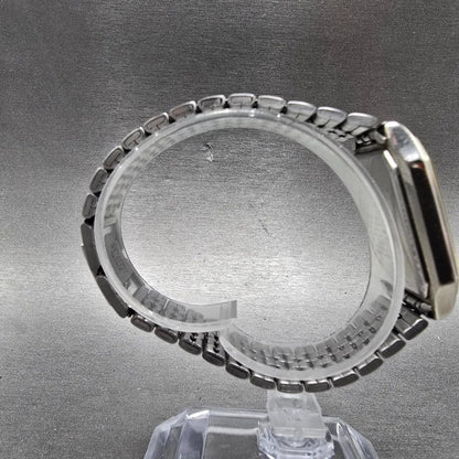 Citizen Watch Men 27mm Silver Dial Two Tone Daydate Rectangle 1000-S63871 NewBat8