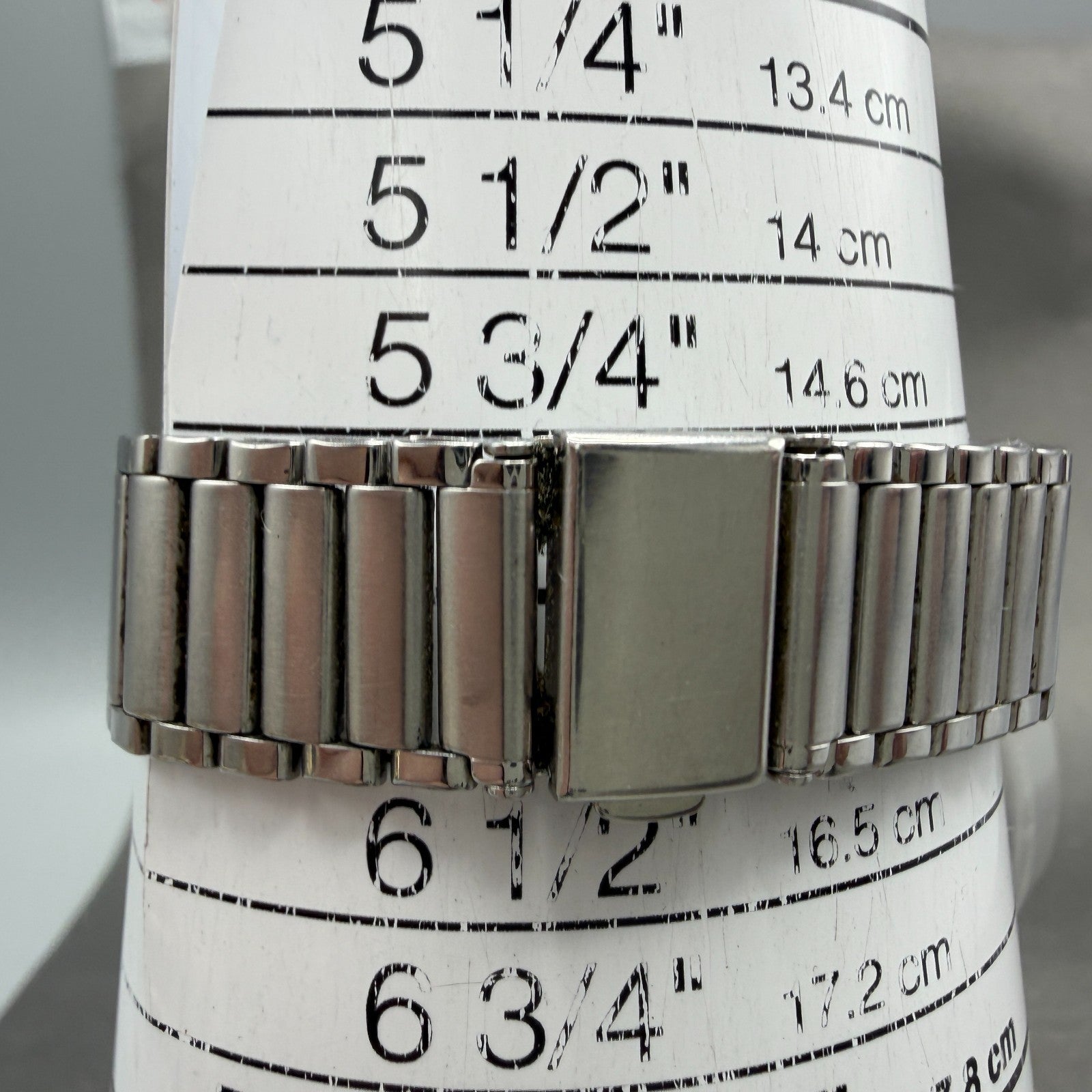 Citizen CQ Watch Men 34mm Silver Dial Silver Tone Daydate 4-211511 New Battery10