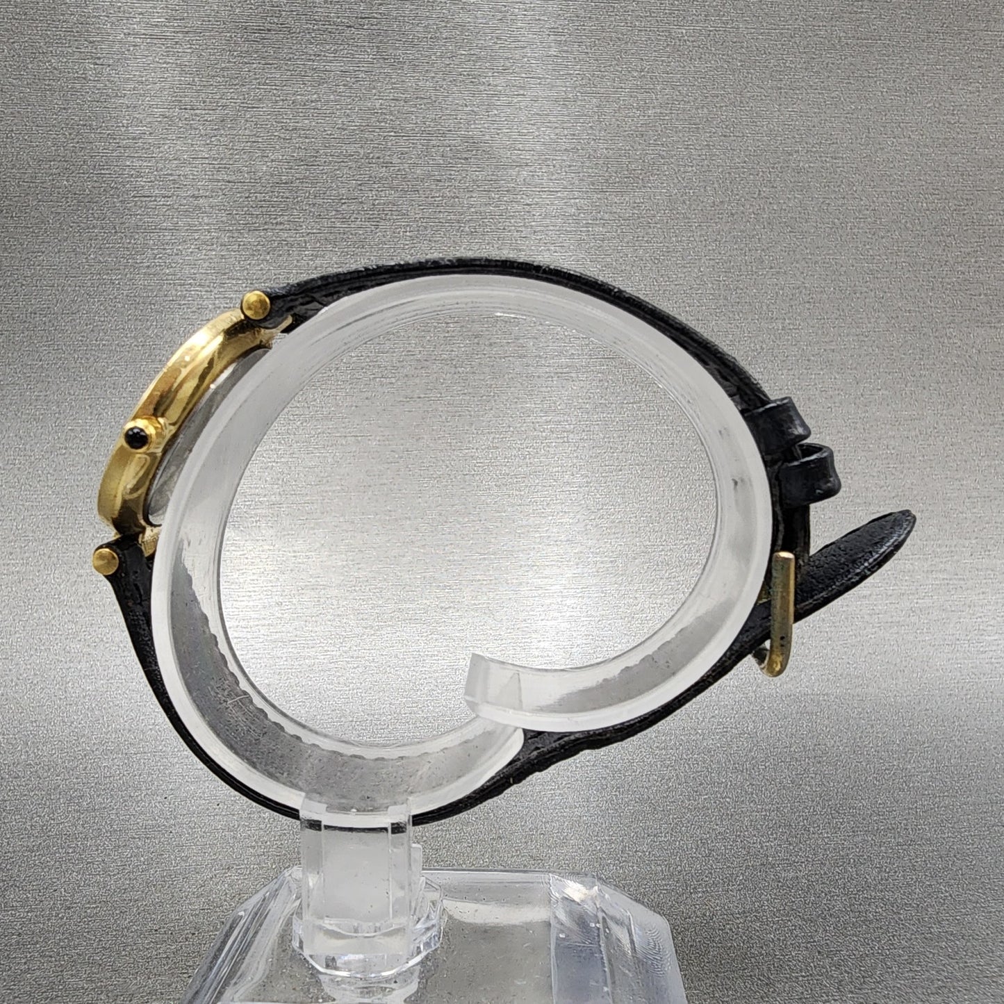 Pierre Balmain Watch Women 26mm White Dial Gold Tone Small Seconds New Batt7