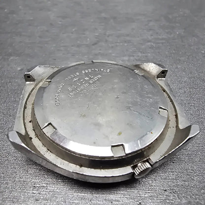 Seiko Automatic Watch Men 37mm Silver Dial Silver Tone Daydate 7009-8229 PARTS7