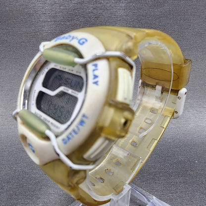Casio Baby G Watch Women 39mm Digital Clear Case round BGT100 New Battery2