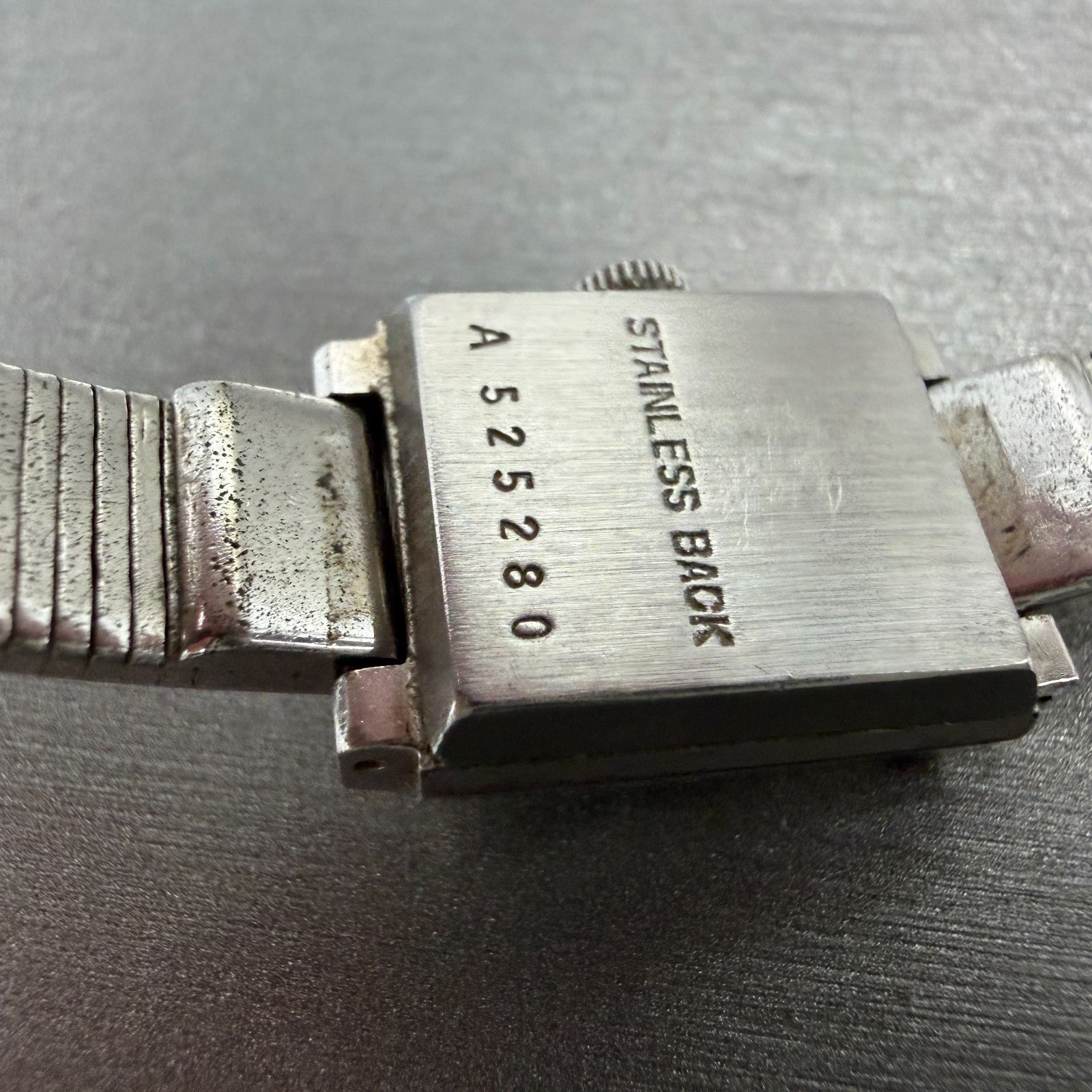Rado Tank Watch Women 16mm Silver Dial Silver Tone Rectangle Manual Wind Runs9