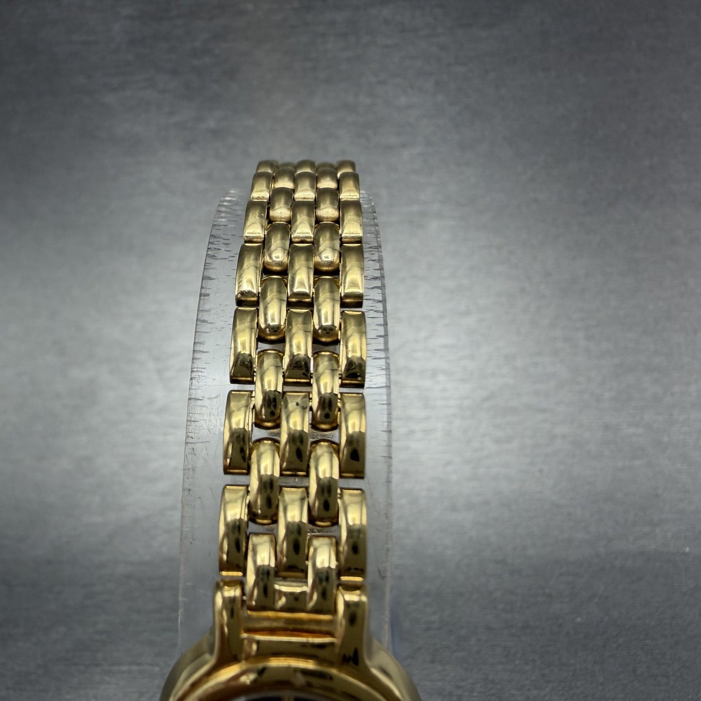 Seiko Watch Women 19mm Black Dial Gold Tone Round Vintage 1N00-0C49 New Battery4