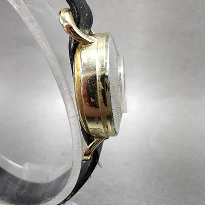 Timex Watch Women 21mm Silver Dial Gold Tone Interchangeable Bezel Runs VTG4