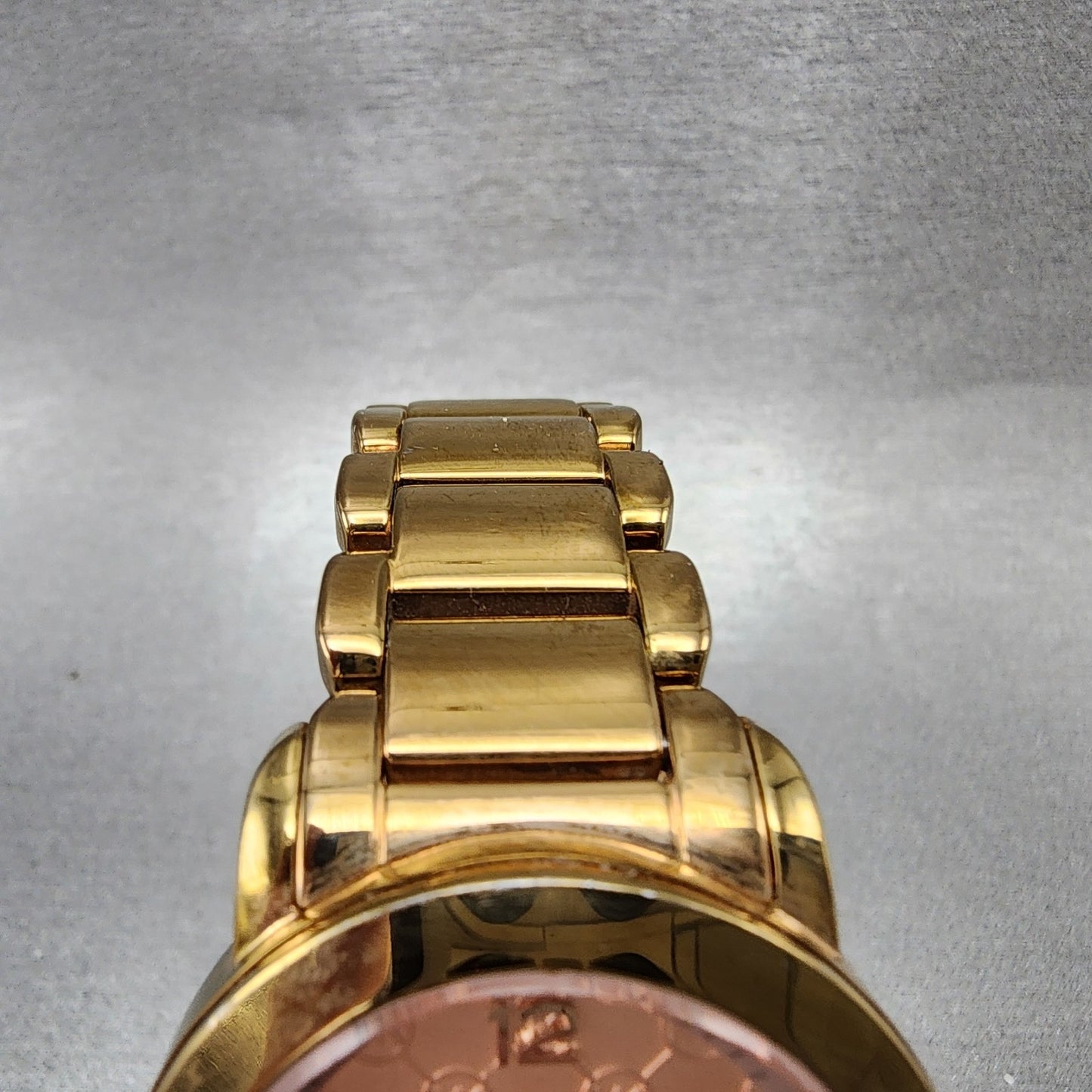 Michael kos Watch Women 34mm Rose Dial Rose Gold Tone Round MK3159 New Battery4