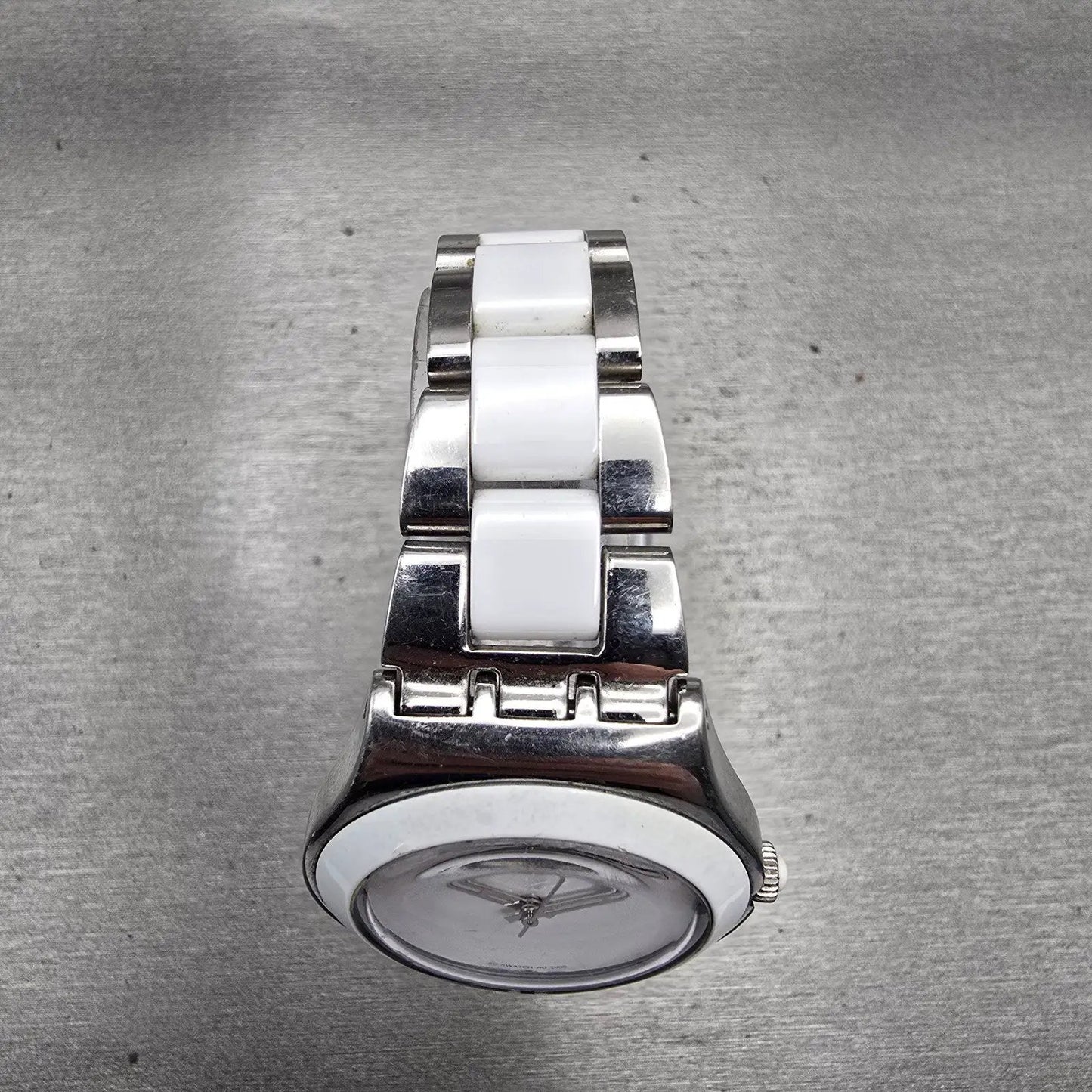 Swatch Irony Tresor Blanc Watch Women 33mm White Dial Silver YLS141GC New Batt4