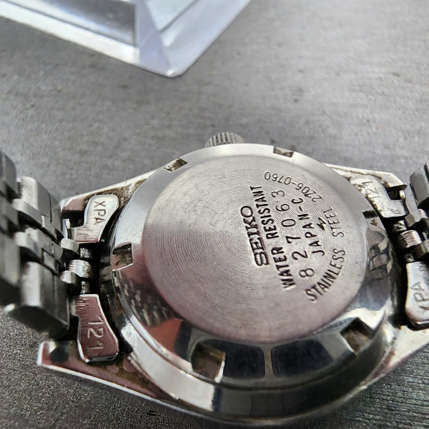 Seiko Automatic Watch Women 25mm Silver Dial Silver Tone Daydate 22050750 Runs9