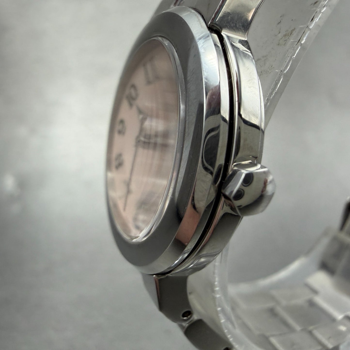 Seiko Lukia Watch Women 26mm Pink Dial Silver Tone Date 7N82-0CN0 New Battery2