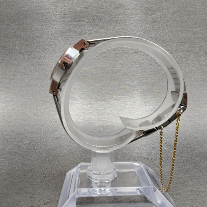 Seiko Watch Women 22mm Silver Dial Silver Tone Octagon 165890 New Battery7