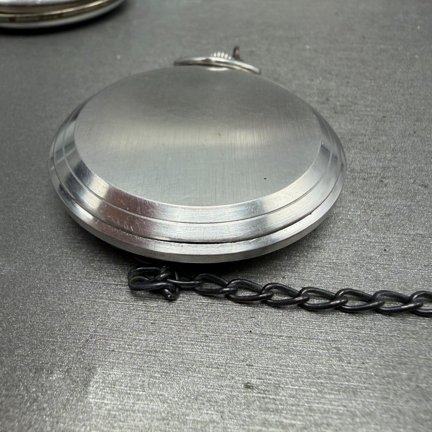 Waltham Pocket Watch 47mm White Dial Silver Tone Grade 220 Manual Wind PARTS!!!!12