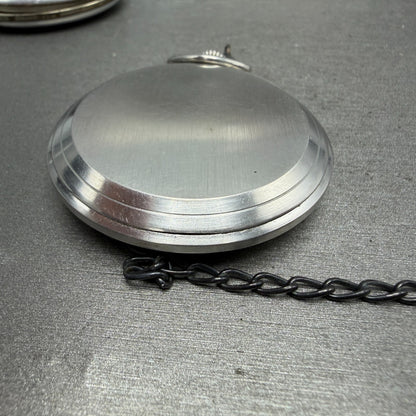 Waltham Pocket Watch 47mm White Dial Silver Tone Grade 220 Manual Wind PARTS!!!!12