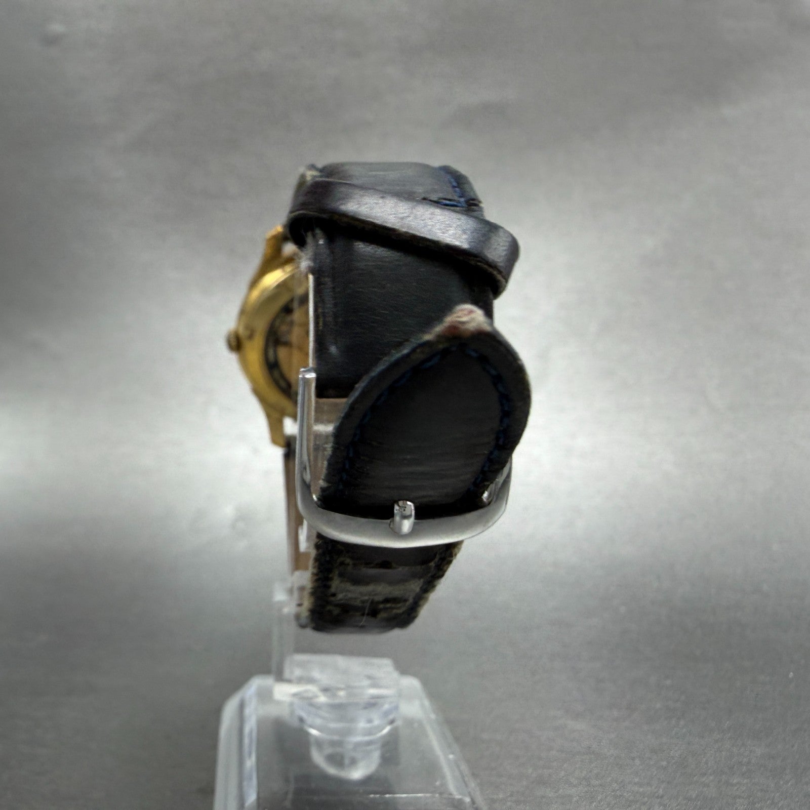 Givenchy Automatic Watch Men 34mm Blue Dial Gold Tone Round Swiss READ!!!!! Runs7