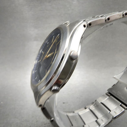 Casio Lineage LCWM200 Watch Men 38mm Blue Dial Steel Analog Digital Solar Runs2