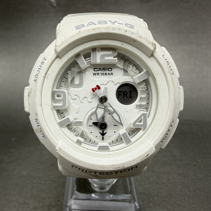 Casio Baby-G Hello kitty Watch Women 44mm White Analog Digital BGA-190KT New Bat0