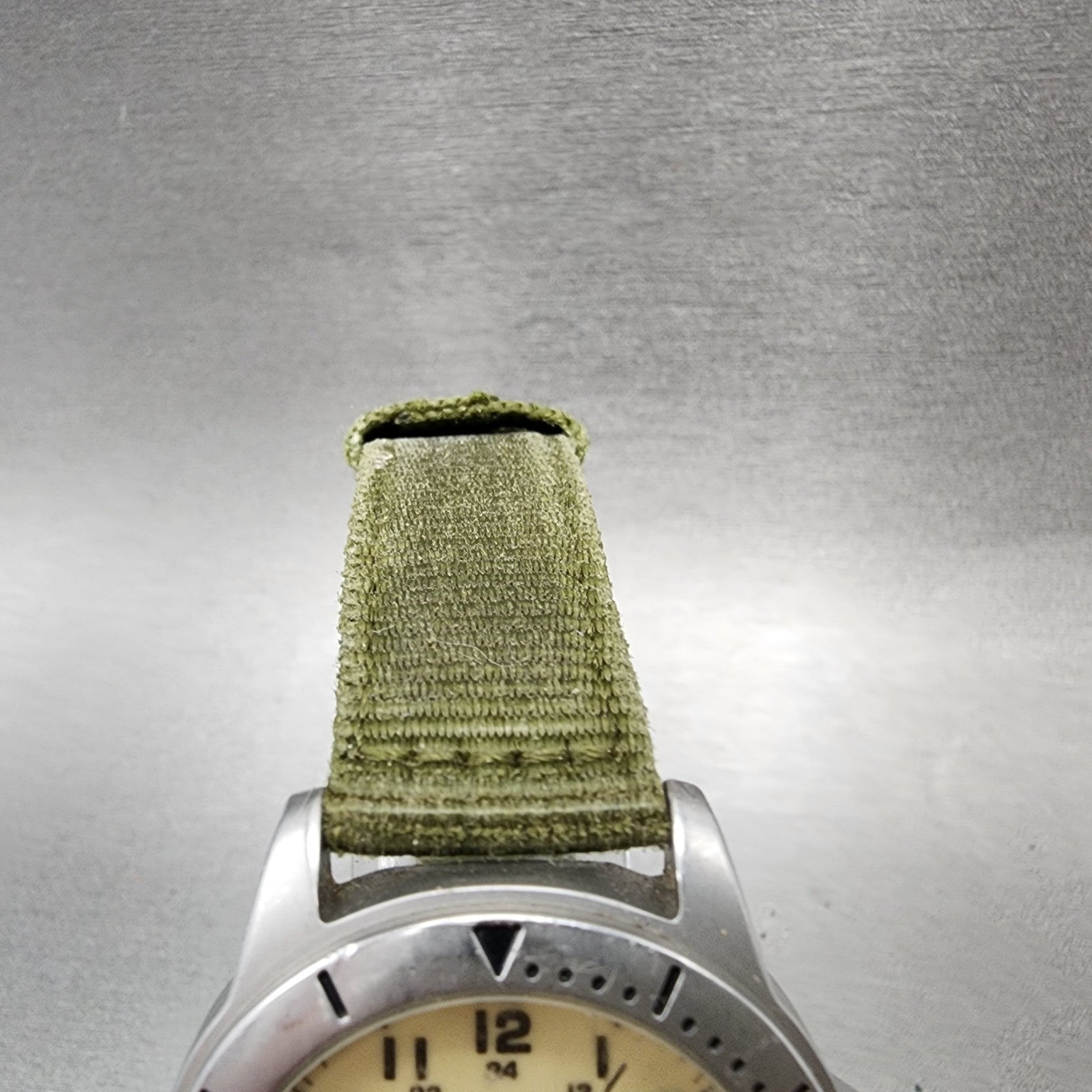 Seiko ALBA Azure Watch Men 33mm Cream Dial Silver Tone Daydate Round New Battery4
