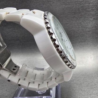 Fossil Dive Watch Womens 48mm White Dial Two Tone Date Round CE-5009 New Battery3