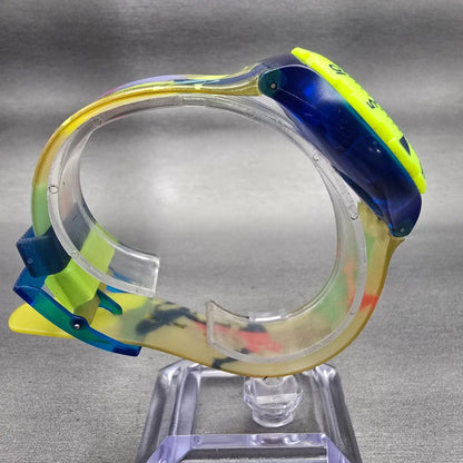 Swatch Scuba 200 Over The Wave Watch Men 38mm Blue Dial Two Tone SDN105 New Batt8